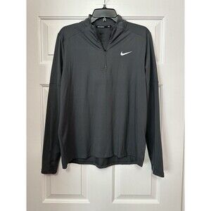 Nike Element 1/2 Zip Dri FIT Pullover Womens Size Large Gray Top DH4951-060 NEW